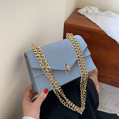 Womens bag 2019 new Korean version chain simple small square bag fashion 100 lap texture oblique shoulder bag tide
Womens bag 2019 new Korean version chain simple small square bag fashion 100 lap texture oblique shoulder bag tide