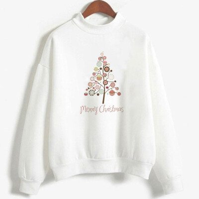 Tailored Christmas Women print Long Sleeve O-Neck Solid color Sweatshirt pullover blouse
Tailored Christmas Women print Long Sleeve O-Neck Solid color Sweatshirt pullover blouse