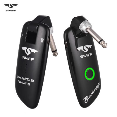SWIFF WS-50 UHF Digital Guitar Wireless System Transmitter Receiver 50M Transmission Range Built-in Rechargeable Battery for E
SWIFF WS-50 UHF Digital Guitar Wireless System Transmitter Receiver 50M Transmission Range Built-in Rechargeable Battery for E