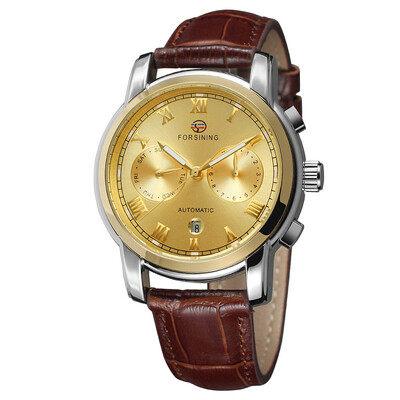 FORSINING genuine leather waterproof week calendar mens automatic mechanical watch belt mens watch
FORSINING genuine leather waterproof week calendar mens automatic mechanical watch belt mens watch