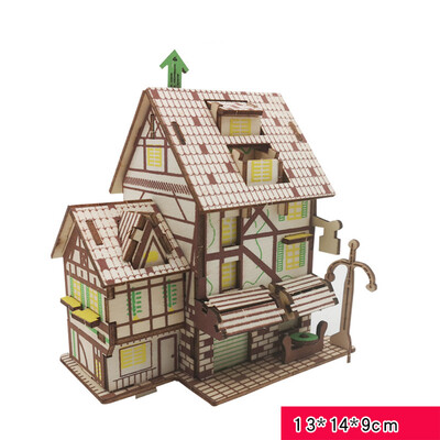 Gotoamei 3D Wooden Puzzle DIY Building Model Dollhouse Style House Jigsaw Puzzle Kid Toys
Gotoamei 3D Wooden Puzzle DIY Building Model Dollhouse Style House Jigsaw Puzzle Kid Toys