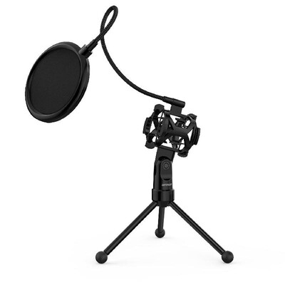 ammoon Mini Desktop Microphone Tripod Stand with Shock Mount Mic Holder Pop Filter for Studio Recording Online Broadcasting Chatti
ammoon Mini Desktop Microphone Tripod Stand with Shock Mount Mic Holder Pop Filter for Studio Recording Online Broadcasting Chatti