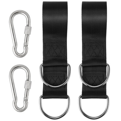 Tree Swing Straps 49ft Tree Hammocks Straps Holds Up to 1102lb with Safer Carabiner Hooks Hanging Kit
Tree Swing Straps 49ft Tree Hammocks Straps Holds Up to 1102lb with Safer Carabiner Hooks Hanging Kit
