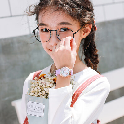 Childrens watch girl waterproof junior high school students primary school luminous cute girls girls female models Korean ve
Childrens watch girl waterproof junior high school students primary school luminous cute girls girls female models Korean ve