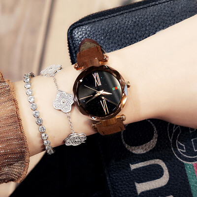 TWAR Watch Star Sky Korean Simple Fashion Waterproof Shaking Watch of the same style 2018
TWAR Watch Star Sky Korean Simple Fashion Waterproof Shaking Watch of the same style 2018