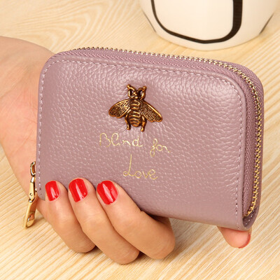 The first layer of leather organ card bag ladies leather card holder coin purse multi-card card package zipper small wallet card sets
The first layer of leather organ card bag ladies leather card holder coin purse multi-card card package zipper small wallet card sets