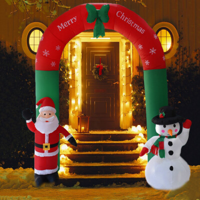 Siaonvr Inflatable Arch Santa Claus Snowman Christmas Outdoors Ornaments Home Shop Decor
Siaonvr Inflatable Arch Santa Claus Snowman Christmas Outdoors Ornaments Home Shop Decor