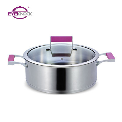 Aino Emma Series Double Ear Pot Hot Pot 28CM 304 Stainless Steel Gas Induction Cooker General EYEKNOCK Grey
Aino Emma Series Double Ear Pot Hot Pot 28CM 304 Stainless Steel Gas Induction Cooker General EYEKNOCK Grey