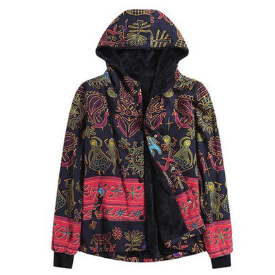 Toponeto Women Winter Loose Cotton Warm Printed Pockets Thicker Hasp Hooded Coat Outwear
Toponeto Women Winter Loose Cotton Warm Printed Pockets Thicker Hasp Hooded Coat Outwear