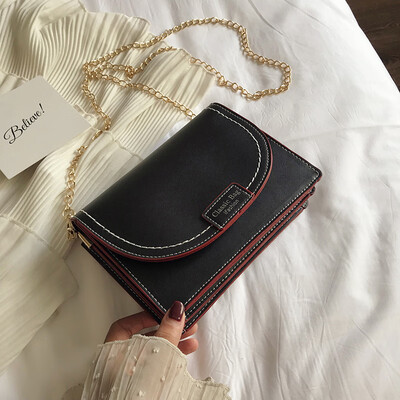 2019 new small fresh casual temperament double layer Messenger bag female fashion simple embroidery thread chain shoulder bag
2019 new small fresh casual temperament double layer Messenger bag female fashion simple embroidery thread chain shoulder bag