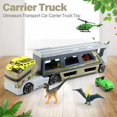 Dinosaurs Transport Car Carrier Truck Toy with Dinosaur Toys Mini Car Helicopter for kids Toy
Dinosaurs Transport Car Carrier Truck Toy with Dinosaur Toys Mini Car Helicopter for kids Toy