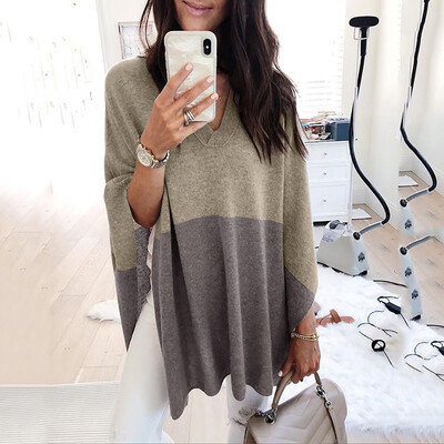 〖Follure〗Women Plus Size Patchwork Sleeve V-Neck Knitted Sweater Jumper Cloak Top Blouse
〖Follure〗Women Plus Size Patchwork Sleeve V-Neck Knitted Sweater Jumper Cloak Top Blouse