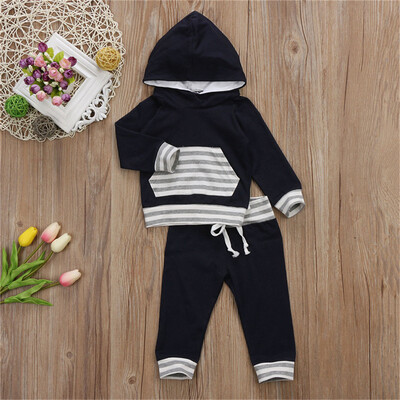 Newborn Toddled Kids Baby Boys Striped Hooded Tops Harlem Pants Leggings 2Pcs Children Spring Fall Outfits Set Clothes
Newborn Toddled Kids Baby Boys Striped Hooded Tops Harlem Pants Leggings 2Pcs Children Spring Fall Outfits Set Clothes