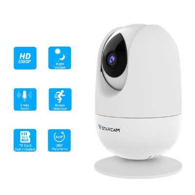 VSTARCAM Smart Security Camera 2MP 1080P Surveillance Wifi IP Home Cam with Night Vision Two Way Audio Cloud Storage for Baby Moni
VSTARCAM Smart Security Camera 2MP 1080P Surveillance Wifi IP Home Cam with Night Vision Two Way Audio Cloud Storage for Baby Moni