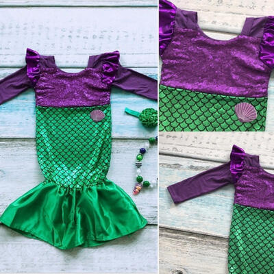 3-8 Years Child Little Mermaid Trumpet Sequins Fancy Dress Costume Kid Girls Party Cosplay
3-8 Years Child Little Mermaid Trumpet Sequins Fancy Dress Costume Kid Girls Party Cosplay