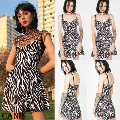 AU Women Boho Zebra-Striped Short Mini A-Line Dress Evening Cocktail Party Dress
AU Women Boho Zebra-Striped Short Mini A-Line Dress Evening Cocktail Party Dress