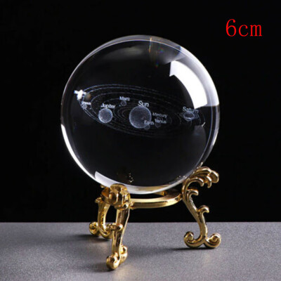 Toponeto 3D Solar System crystal ball Engraved Solar System Miniature Planets Model
Toponeto 3D Solar System crystal ball Engraved Solar System Miniature Planets Model