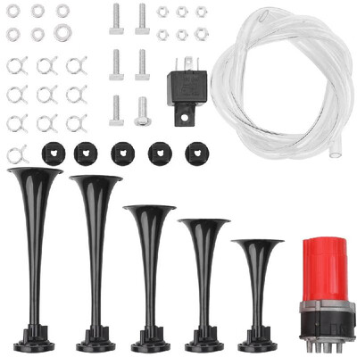 Universal Car Air Compressor Super Loud Electroplate Trumpet Set For Trucks Automobile Horn
Universal Car Air Compressor Super Loud Electroplate Trumpet Set For Trucks Automobile Horn