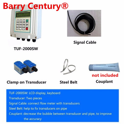 TUF-2000SW Ultrasonic Wall Mounted Clamp On Flow Meter Tester Indicator Monitor Water Flow Sensor Probe TM-1 DN50mm-DN700mm
TUF-2000SW Ultrasonic Wall Mounted Clamp On Flow Meter Tester Indicator Monitor Water Flow Sensor Probe TM-1 DN50mm-DN700mm