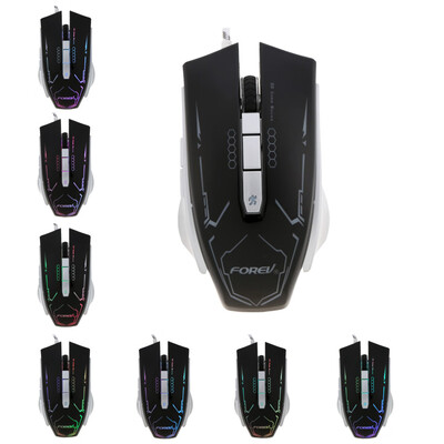 FOREV USB Wired Business Gaming MouseMice 6 Buttons 1600 DPI Adjustable Optical with Backlit for PC Laptop Desktop
FOREV USB Wired Business Gaming MouseMice 6 Buttons 1600 DPI Adjustable Optical with Backlit for PC Laptop Desktop