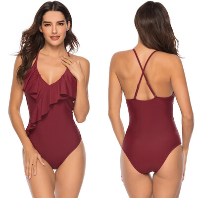 Saidsome Women High Waist Backless Cross Swimwear Ruffle Swimsuit Push Up Padded Bikini
Saidsome Women High Waist Backless Cross Swimwear Ruffle Swimsuit Push Up Padded Bikini