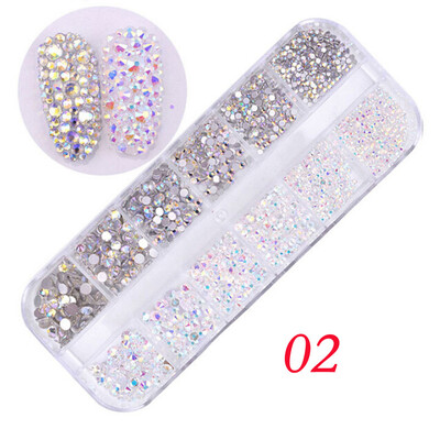 Gobestart 12 Lattices Nail Decorate Glittering Drill Long Box Packing Nail Art Make-up 
Gobestart 12 Lattices Nail Decorate Glittering Drill Long Box Packing Nail Art Make-up