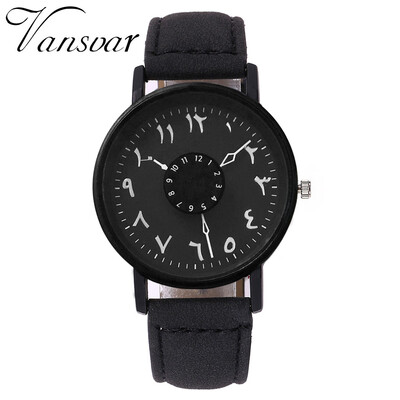 Vansvar Silver Arabic Numbers Watch Leather Womens Clock Fashion Casual Women Quartz Wristwatches Relogio Feminino
Vansvar Silver Arabic Numbers Watch Leather Womens Clock Fashion Casual Women Quartz Wristwatches Relogio Feminino