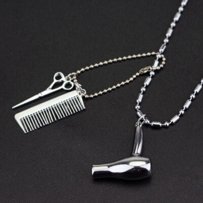 Scissor Hair Scissor Pendant Newest Grateful Silver Supplies Comb Necklace Gift Necklace Dryer Fashion Pendant
Scissor Hair Scissor Pendant Newest Grateful Silver Supplies Comb Necklace Gift Necklace Dryer Fashion Pendant