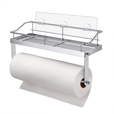 〖Follure〗Adhesive Paper Towel Holder With Shelf Storage Wall Basket For KitchenBathroom
〖Follure〗Adhesive Paper Towel Holder With Shelf Storage Wall Basket For KitchenBathroom