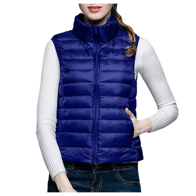 Toponeto Fasion Womens Standing Collar Short Paragraph Leisure Lightweight Down Vest
Toponeto Fasion Womens Standing Collar Short Paragraph Leisure Lightweight Down Vest