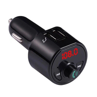 Quelima A8 Car Bluetooth FM Transmitter Dual USB Charging Ports MP3 Player Hands-free Calling
Quelima A8 Car Bluetooth FM Transmitter Dual USB Charging Ports MP3 Player Hands-free Calling