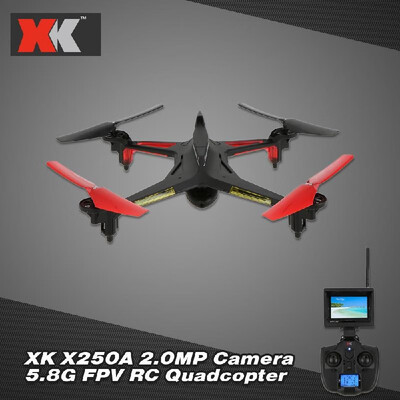 XK Alien X250A 24G 4CH 6-Axis Gyro 20MP Camera 58G FPV RC Quadcopter with One Key Roll Headless Mode One Key Return Function
XK Alien X250A 24G 4CH 6-Axis Gyro 20MP Camera 58G FPV RC Quadcopter with One Key Roll Headless Mode One Key Return Function