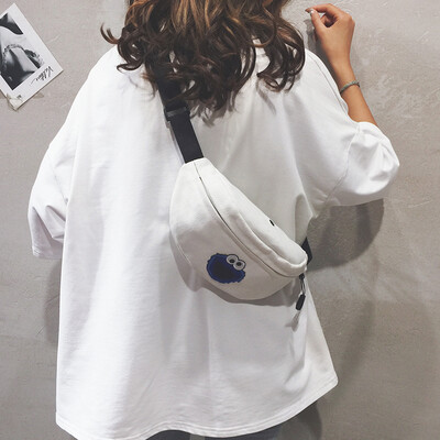 Ins super fire chest bag female 2019 new wave Korean version of the wild sports pockets cartoon sesame street canvas small bag
Ins super fire chest bag female 2019 new wave Korean version of the wild sports pockets cartoon sesame street canvas small bag