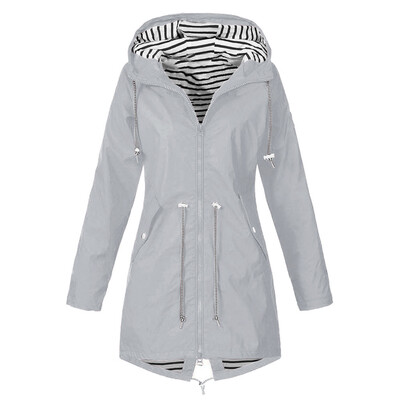 Roseonmyhand Women Solid Rain Jacket Outdoor Plus Size Waterproof Hooded Windproof Loose Coat 
Roseonmyhand Women Solid Rain Jacket Outdoor Plus Size Waterproof Hooded Windproof Loose Coat