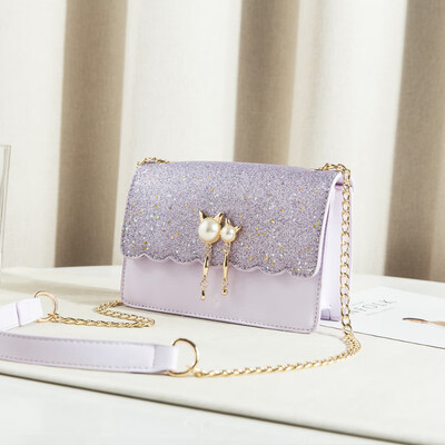 Summer little girl fashion chain bag small square bag foreign gas woman single shoulder slant
Summer little girl fashion chain bag small square bag foreign gas woman single shoulder slant