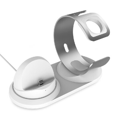 For A-pple I-watch&Mobile Phone Two in One Aluminum Alloy Metal Charging Bracket Charging Station
For A-pple I-watch&Mobile Phone Two in One Aluminum Alloy Metal Charging Bracket Charging Station
