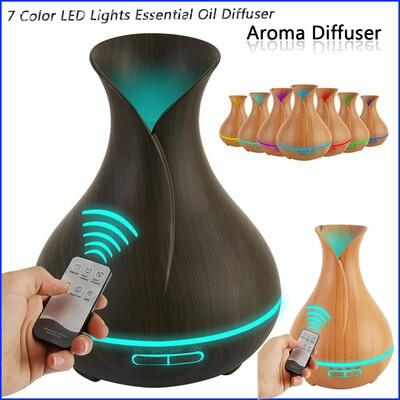 Ultrasonic 550ml Humidifier Aromatherapy Remote Control Oil Diffuser Cool Mist With 7 Color LED Lights Essential Oil Diffuser
Ultrasonic 550ml Humidifier Aromatherapy Remote Control Oil Diffuser Cool Mist With 7 Color LED Lights Essential Oil Diffuser