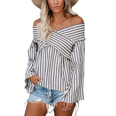 Sexy Womens T-Shirt Off Shoulder Tops T-Shirt Long Sleeve Casual Loose Wild Tops Pullover Autumn Tops Shirt
Sexy Womens T-Shirt Off Shoulder Tops T-Shirt Long Sleeve Casual Loose Wild Tops Pullover Autumn Tops Shirt