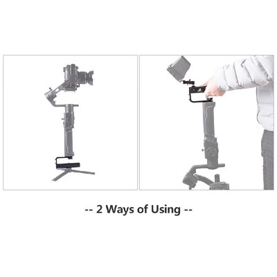 DF DIGITALFOTO VISIONBH Universal Reversed Bottom Handle Gimbal Extended Bracket with Hot Shoe Mount 14 & 38 Inch Screw Mount fo
DF DIGITALFOTO VISIONBH Universal Reversed Bottom Handle Gimbal Extended Bracket with Hot Shoe Mount 14 & 38 Inch Screw Mount fo