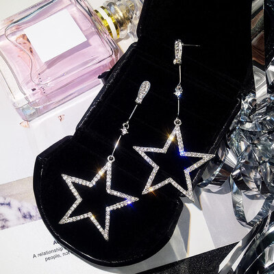 2019 Hot Sale Womens Fashion Crystal Earrings for Women Long Statement Five-pointed Star Dangle Drop Earrings Jewelry Brincos
2019 Hot Sale Womens Fashion Crystal Earrings for Women Long Statement Five-pointed Star Dangle Drop Earrings Jewelry Brincos