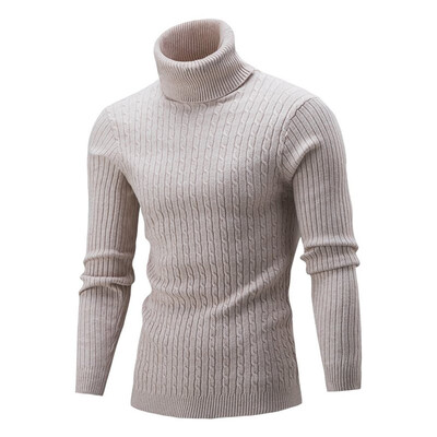 Toponeto Mens Autumn Winter Casual Pure Color Turtleneck Long Sleeve Knitted Sweater Top
Toponeto Mens Autumn Winter Casual Pure Color Turtleneck Long Sleeve Knitted Sweater Top