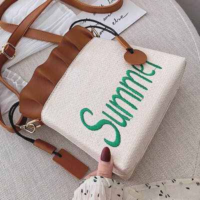 Summer women 2019 new Korean leisure Joker bucket bag fashion foreign style straw shoulder Messenger bag
Summer women 2019 new Korean leisure Joker bucket bag fashion foreign style straw shoulder Messenger bag