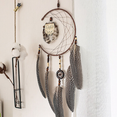 Siaonvr 1x Dream Catcher With Feathers Wooden Owl Wall Hanging Decoration Ornament Gift
Siaonvr 1x Dream Catcher With Feathers Wooden Owl Wall Hanging Decoration Ornament Gift