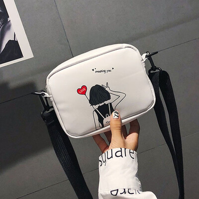 New Women Fashion Girls Casual Cartoon Pattern Satchels Crossbody Bag Portable Messenger Small Square Handbag
New Women Fashion Girls Casual Cartoon Pattern Satchels Crossbody Bag Portable Messenger Small Square Handbag