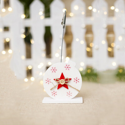 Toponeto Creative Christmas Wooden Business Card Holder Photo Clip Home Window Door Decor
Toponeto Creative Christmas Wooden Business Card Holder Photo Clip Home Window Door Decor