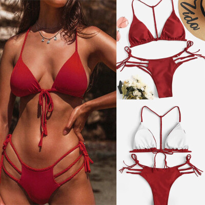 Roseonmyhand Fashion Sexy Women Bikini Padded Swimwear Bandage Solid Colour Bathing Beachwear
Roseonmyhand Fashion Sexy Women Bikini Padded Swimwear Bandage Solid Colour Bathing Beachwear