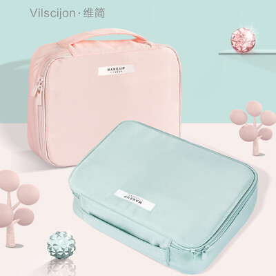 Vilscijon Victorian Korean cosmetic bag portable cosmetic storage bag multi-function travel storage bag wash bag small gray 2605
Vilscijon Victorian Korean cosmetic bag portable cosmetic storage bag multi-function travel storage bag wash bag small gray 2605