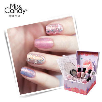 Miss Candy Healthy Nail Polish Lasting Nail Polish Set White Fairy Nail Set Love Stars Unicorn Set Gift Box SN055
Miss Candy Healthy Nail Polish Lasting Nail Polish Set White Fairy Nail Set Love Stars Unicorn Set Gift Box SN055