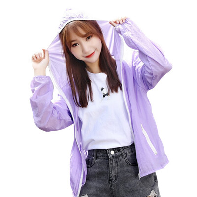 2019 Summer And Autumn New Sun Protection Clothing Female Thin Coat Long Sleeve Hooded Large Size Air Conditioning Shirt
2019 Summer And Autumn New Sun Protection Clothing Female Thin Coat Long Sleeve Hooded Large Size Air Conditioning Shirt