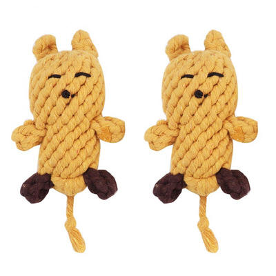 Greensen 2 PCS Set Pet Cotton Rope Toy Molar Tooth Cleaning for Cats Dogs Mouse Modeling
Greensen 2 PCS Set Pet Cotton Rope Toy Molar Tooth Cleaning for Cats Dogs Mouse Modeling